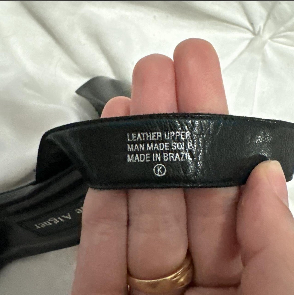 Etienne Aigner Women’s Black Dana Point Leather Ankle Strap Heels Buckle US 8M