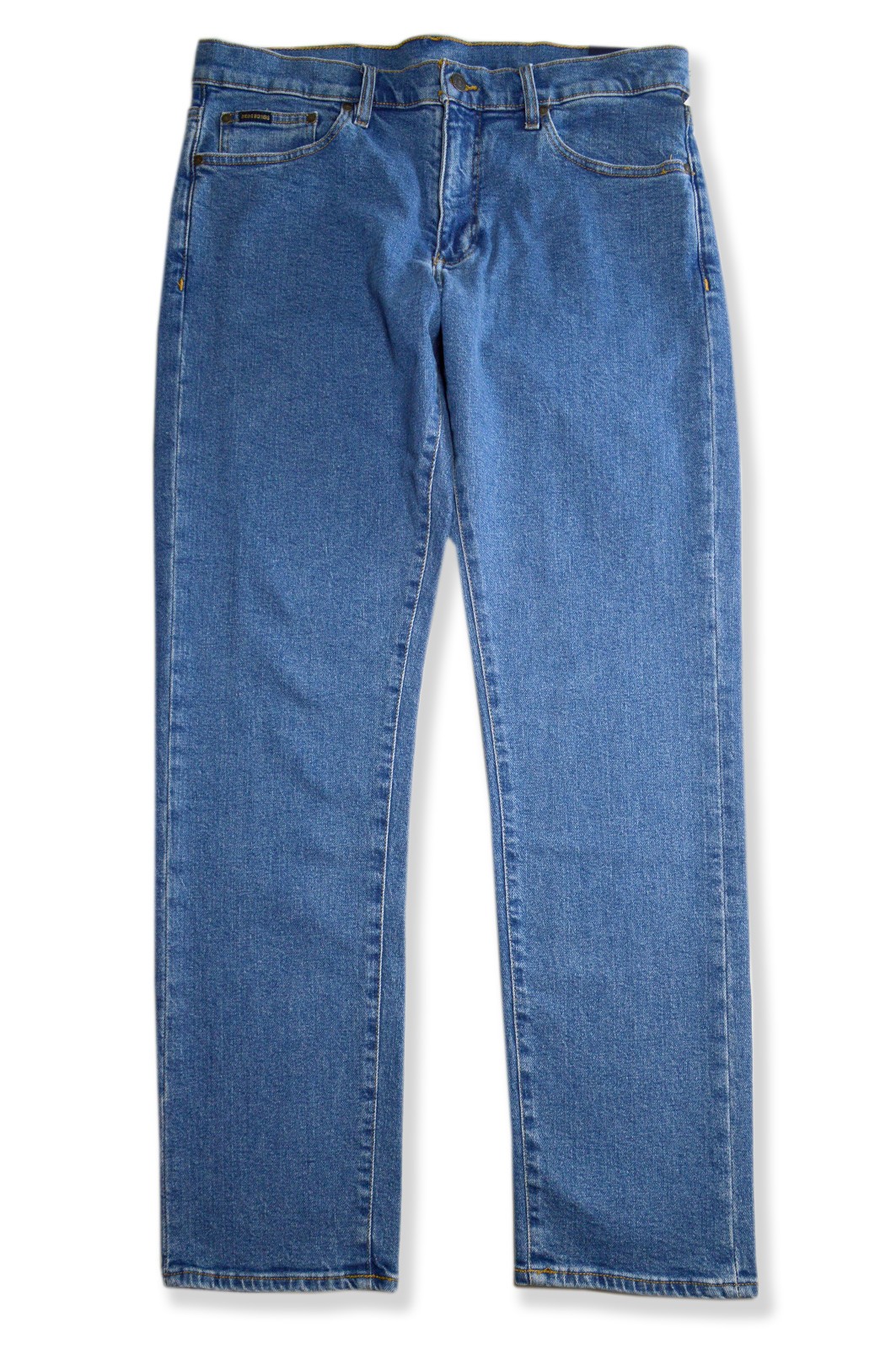Brooks Brothers Mens Medium Blue Reg Fit Straight Leg Jeans 36W x 32L BB-4825