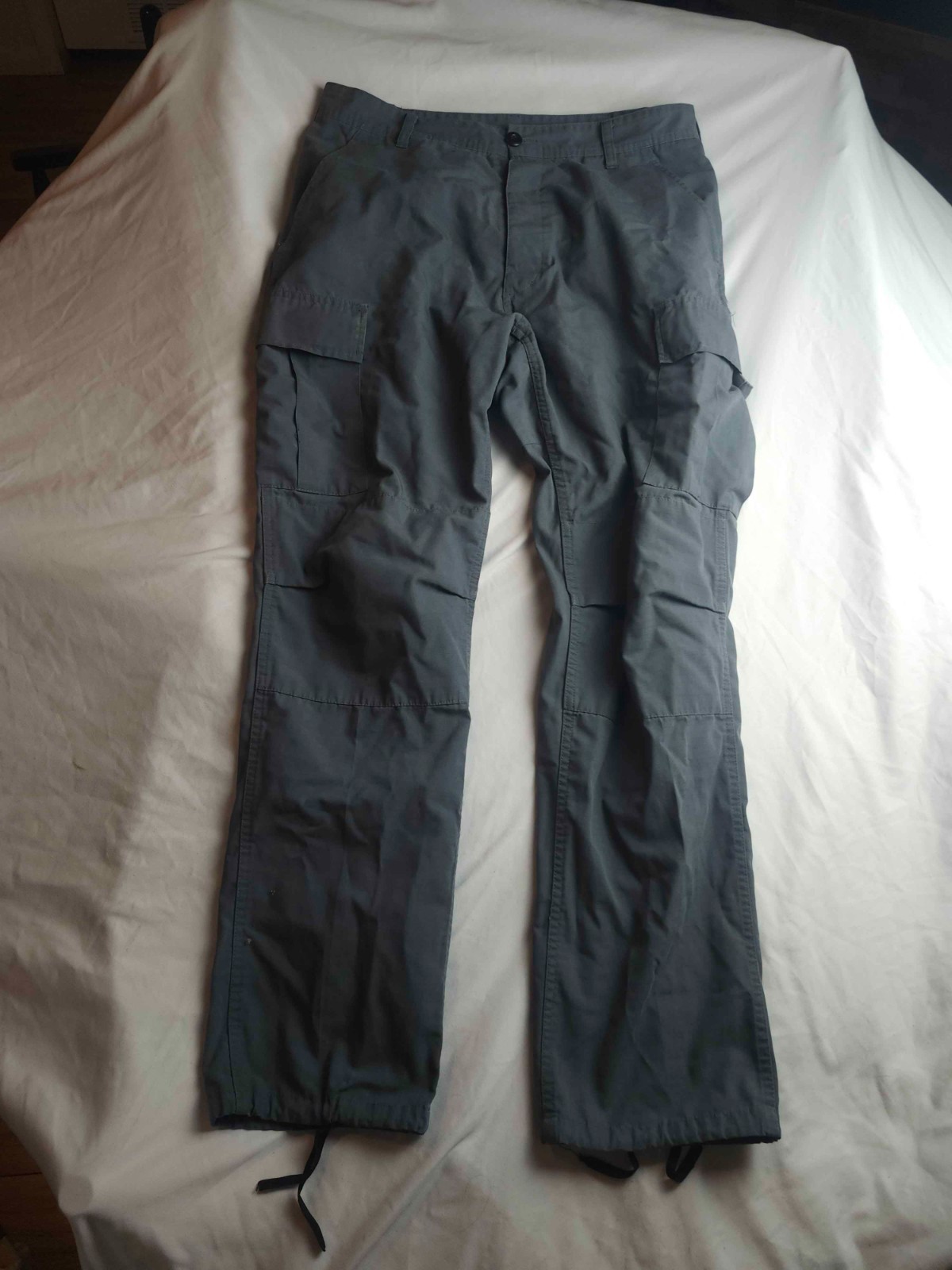 US Military BDU Cargo Pants Mens Medium Gray Woven Utility Tactical Workwear