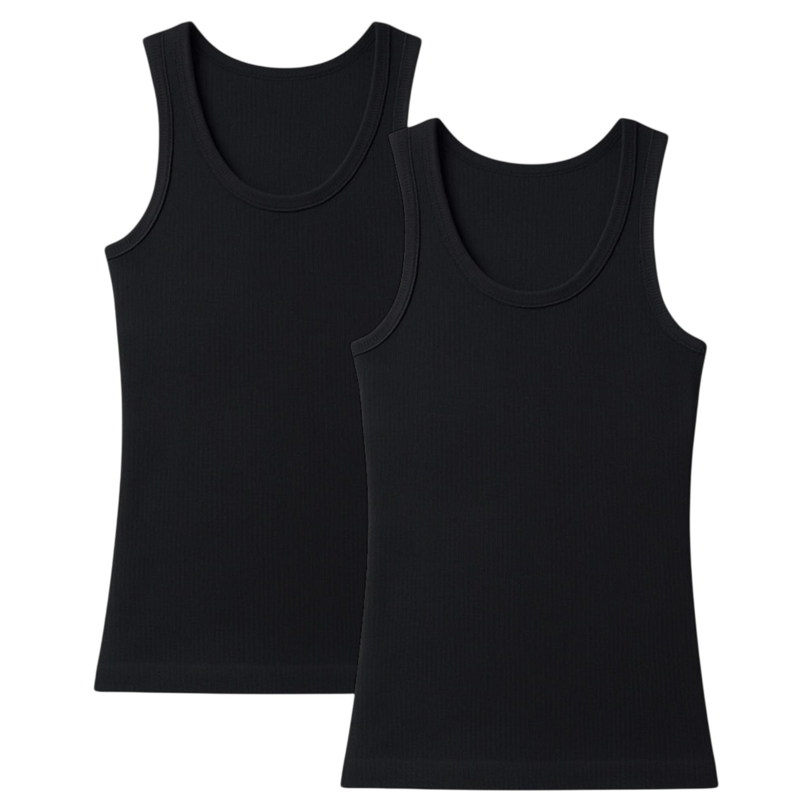 Pajama R Us Women’s 2-Pack Ribbed Tank Tops Size S M L XL XXL