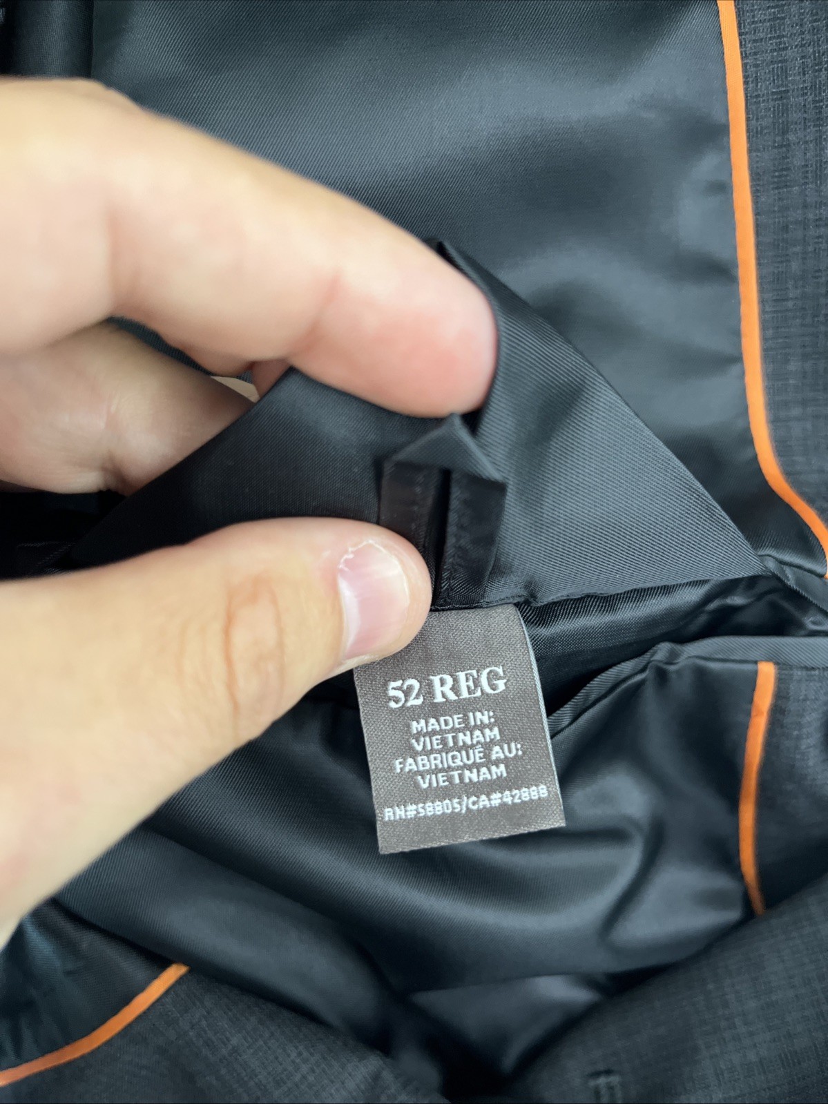 Oak Hill Suit Set Men 52 Reg Gray Blazer Pant 50×28