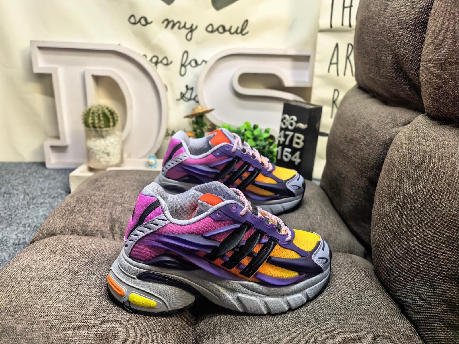 Pharrell x AD Adistar Jellyfish Purple Yellow JP9275