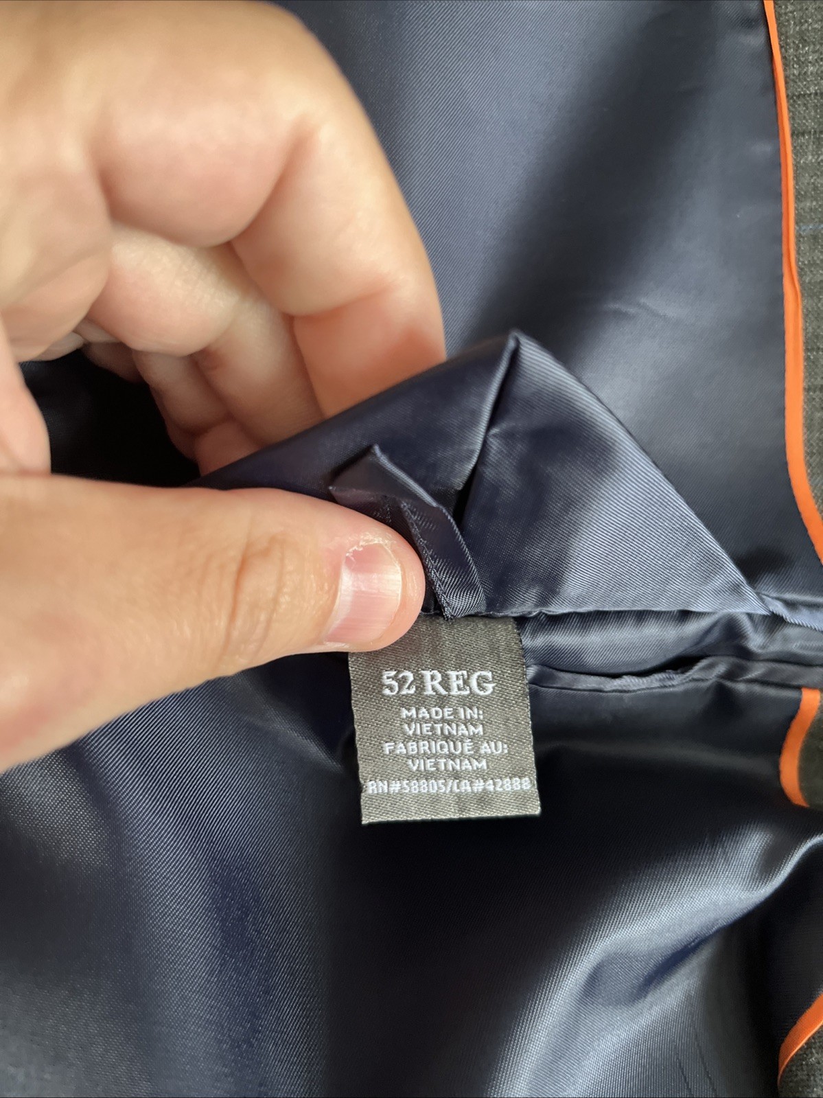 Oak Hill Suit Set Men 52 Reg Gray Blazer Pant 50×28