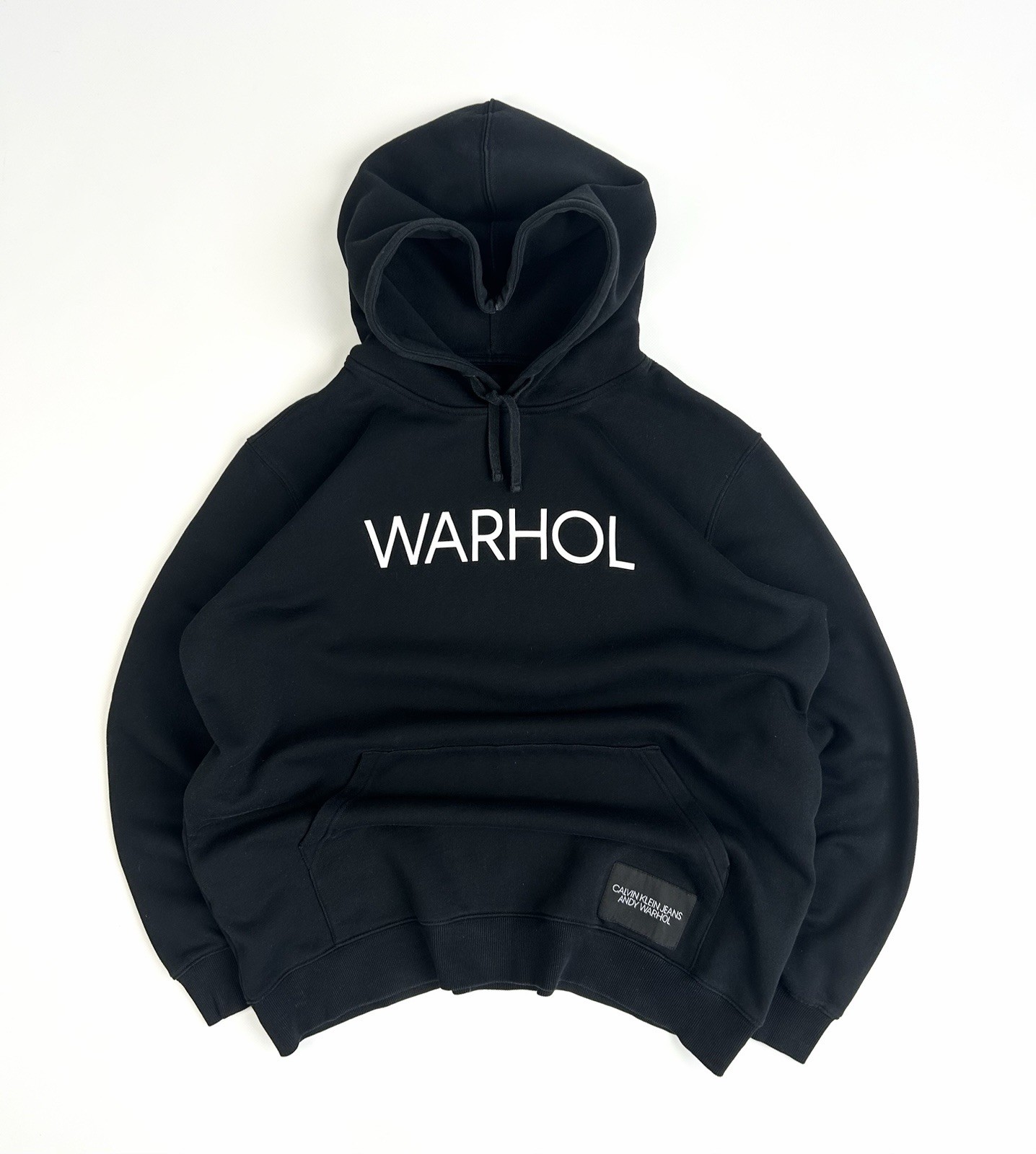 Rare Calvin Klein x Andy Warhol Hoodie Black Men’s Xl 205W39NYC by Raf Simons