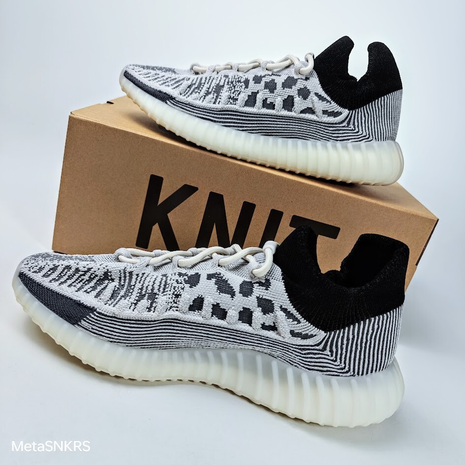 Adidas US 13.5 Men’s Slate White Black Grey Boost Ye Yeezy 350 CMPCT IG9608 NIB
