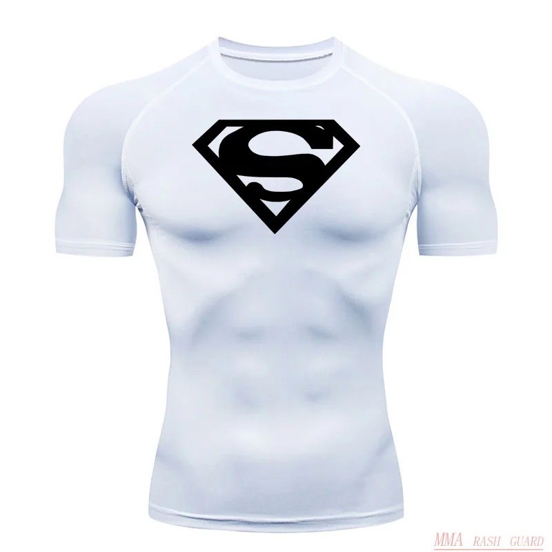 Sports Compression Shirt Men’s T-Shirt Short Sleeve Quick Dry Summer Fitness