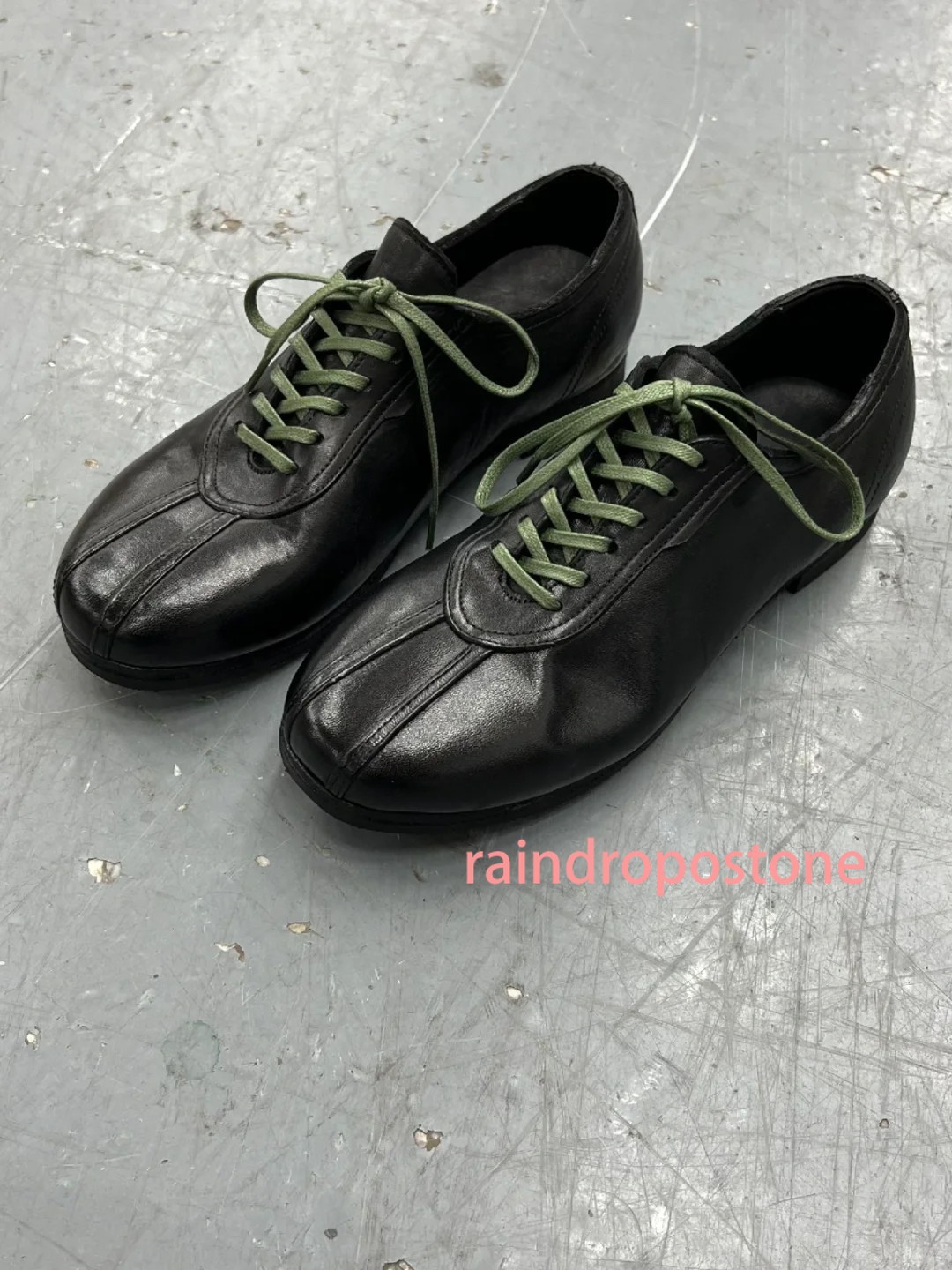 New Black Training Shoes Men Lace Up Breathable Retro Outdoor Sports Derby Shoes