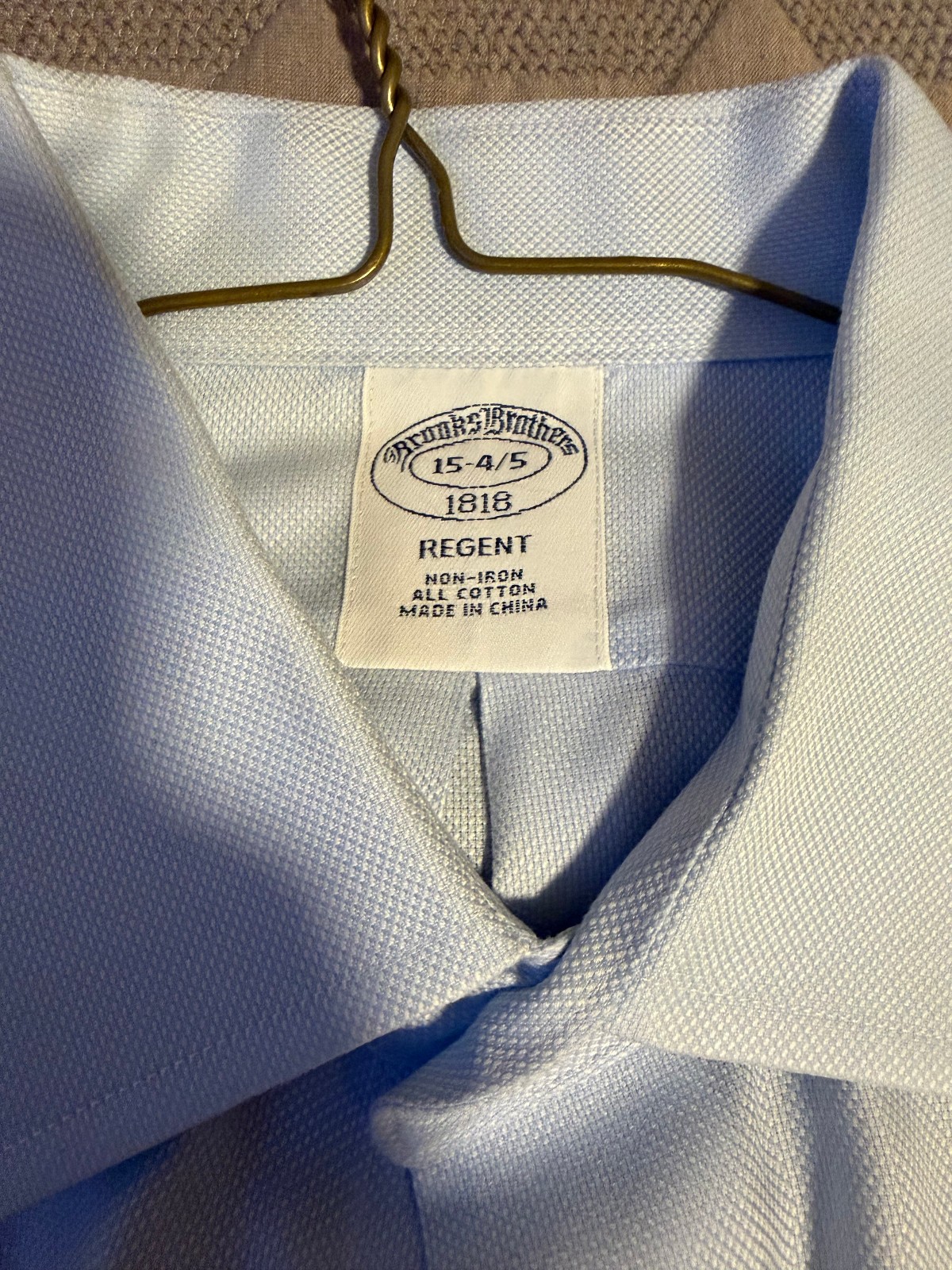 (2) Brooks Brothers Regent Button Up Dress Shirts – 15 34/35 – white/light blue