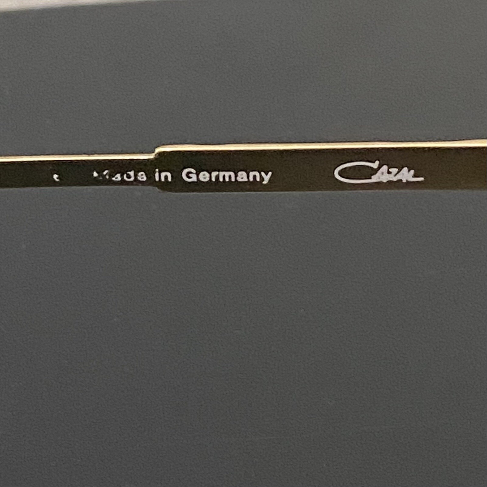 Vintage CAZAL 966 302 Black & Gold Metal Frame UV Protection Sunglasses Germany