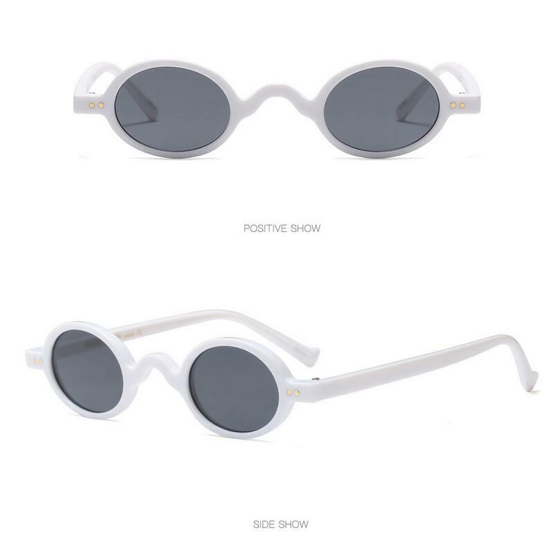 35mm Round Shape Small Sun Glass Unisex UV400 Polycarbonate Frame Rx able