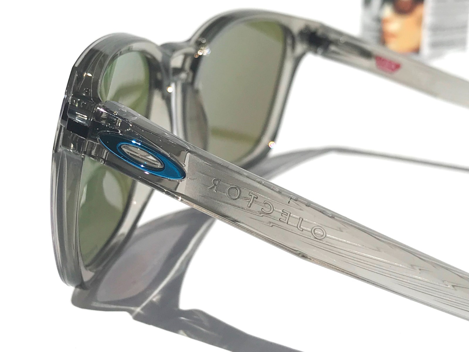 Oakley OJECTOR Grey Ink w Blue SAPPHIRE PRIZM POLARIZED Sunglass 9018-14
