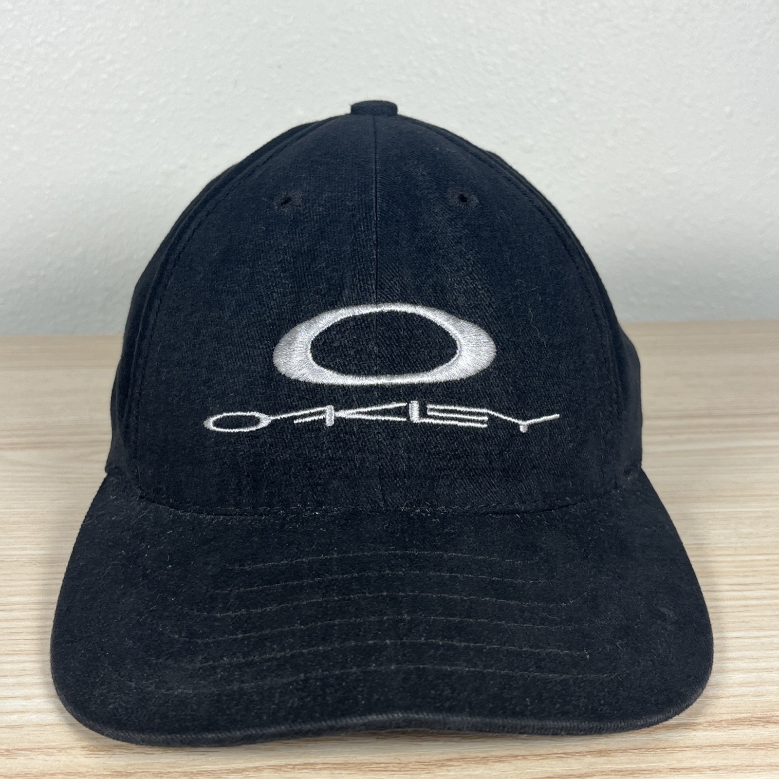Vintage 90s Oakley Software O Matter Black Adjustable Snapback Baseball Hat