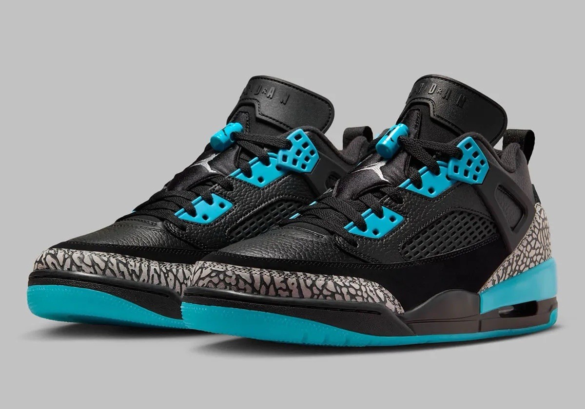 Nike Air Jordan Spizike Low Black Gamma Blue Sneakers FQ1759-005 Men’s Size NEW