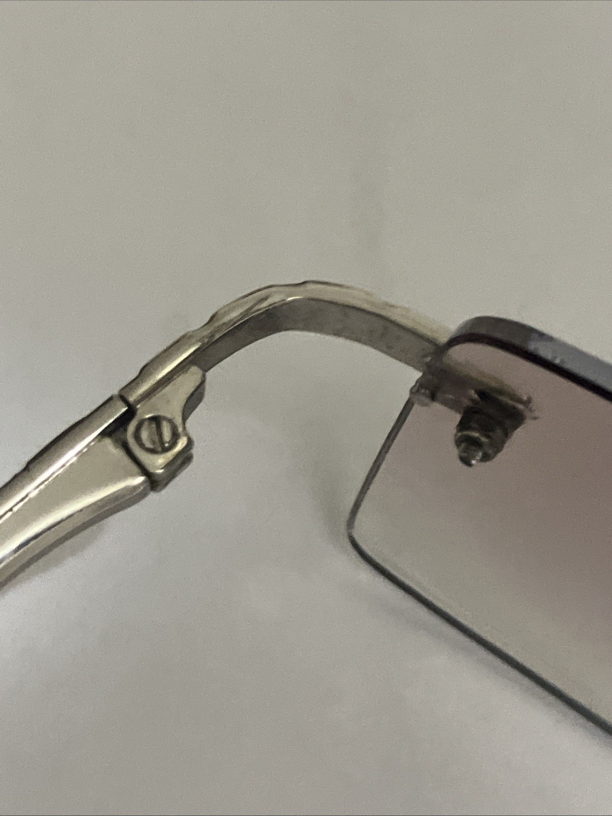 Vintage Cazal 798/4 Col 914 Rimless Eyeglasses Germany Used Ex