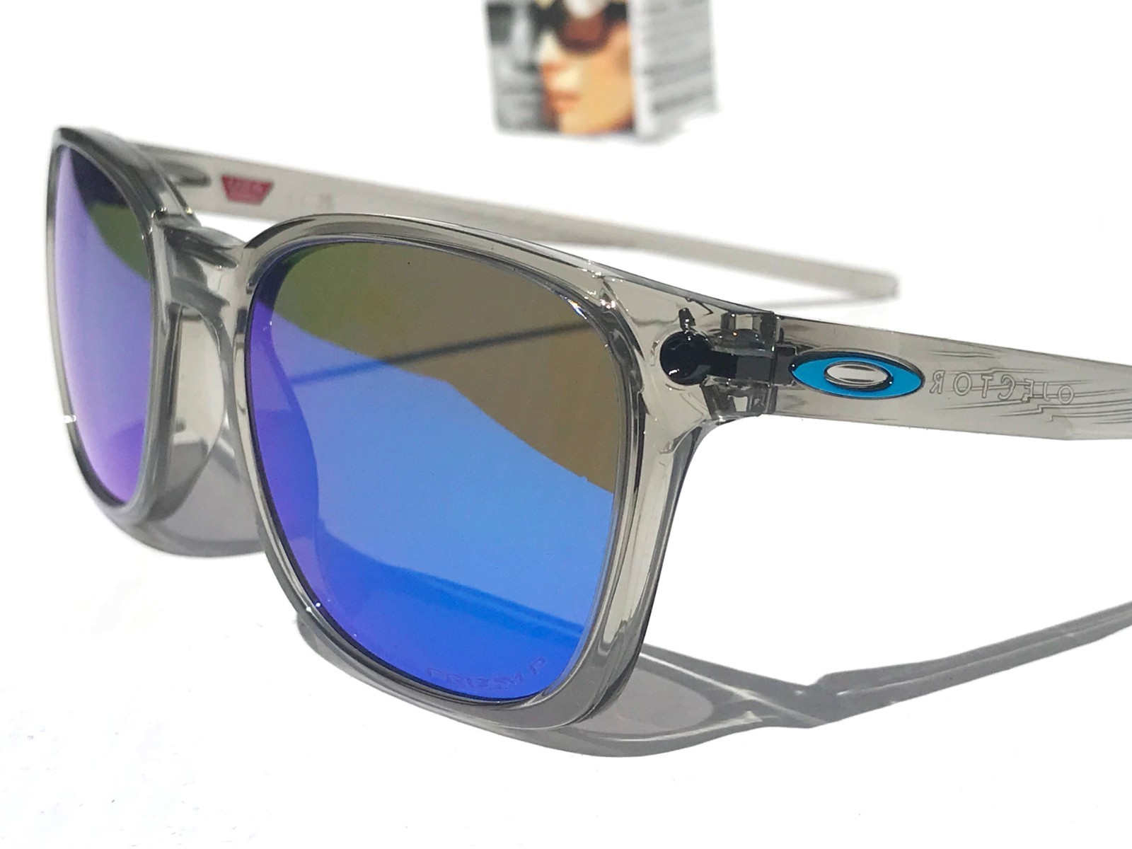 Oakley OJECTOR Grey Ink w Blue SAPPHIRE PRIZM POLARIZED Sunglass 9018-14