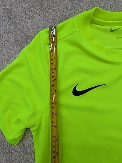 Nike Jersey Youth S Green Dri-Fit Slim Fit Short Sleeve