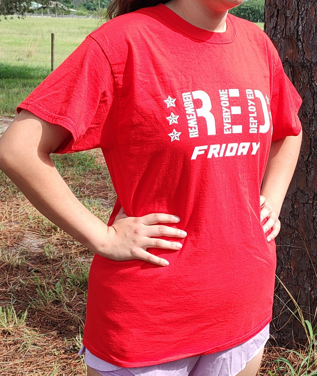 R.E.D. Friday – Remember Everyone Deployed – Red T-shirt