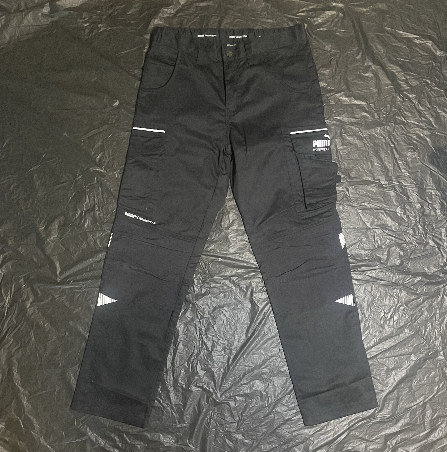 PUMA Workwear Precision X Cargo Work Pants Black 30W x 30L New With Tags