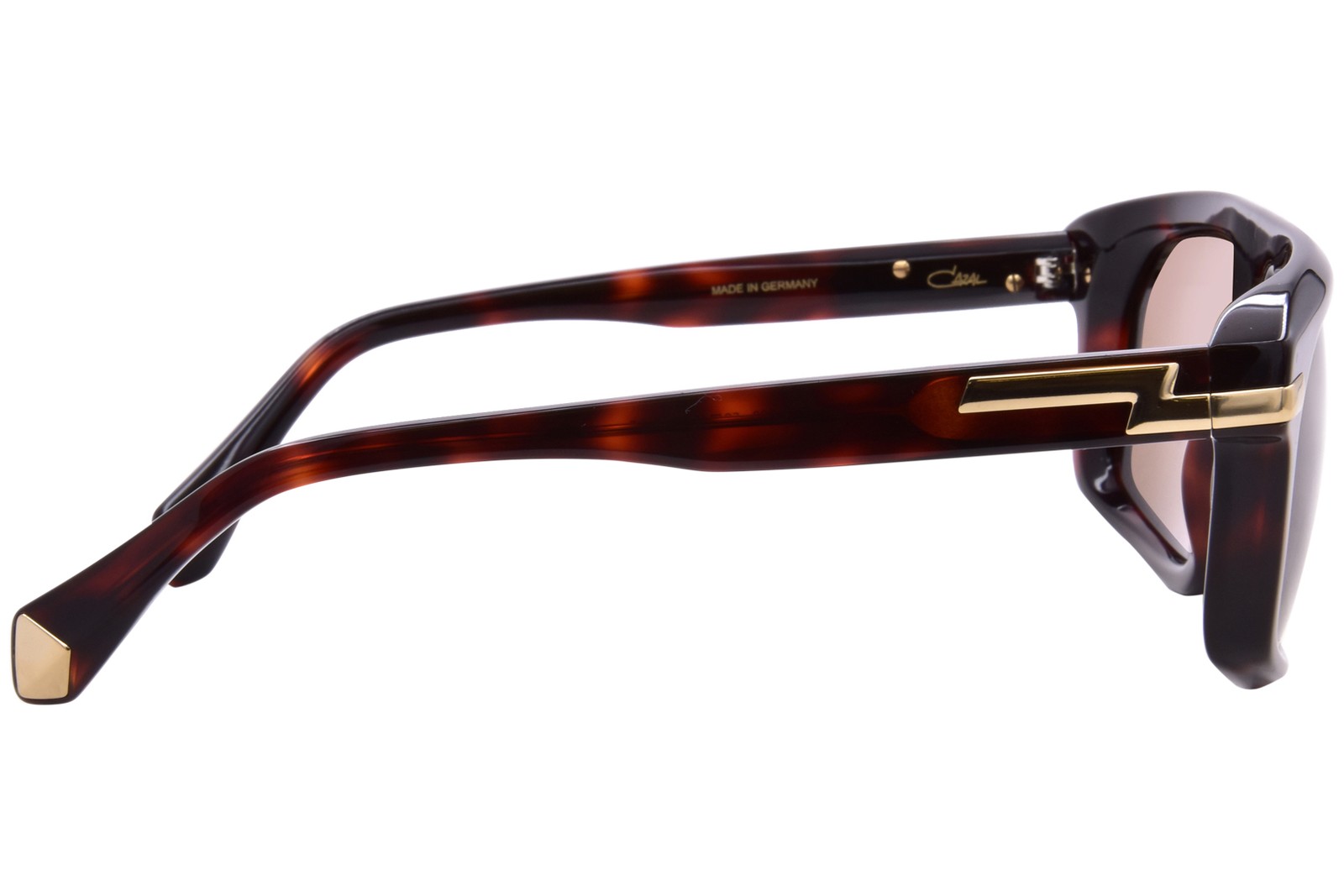Cazal 8504 002 Sunglasses Men’s Havana/Gold/Brown Rectangle Shape 59mm