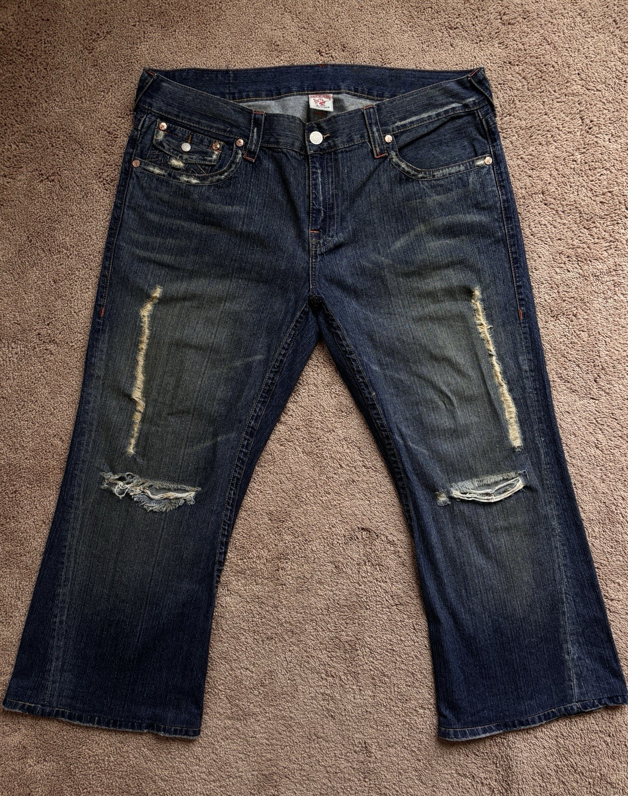 True Religion Men’s Ricky Blue Jeans