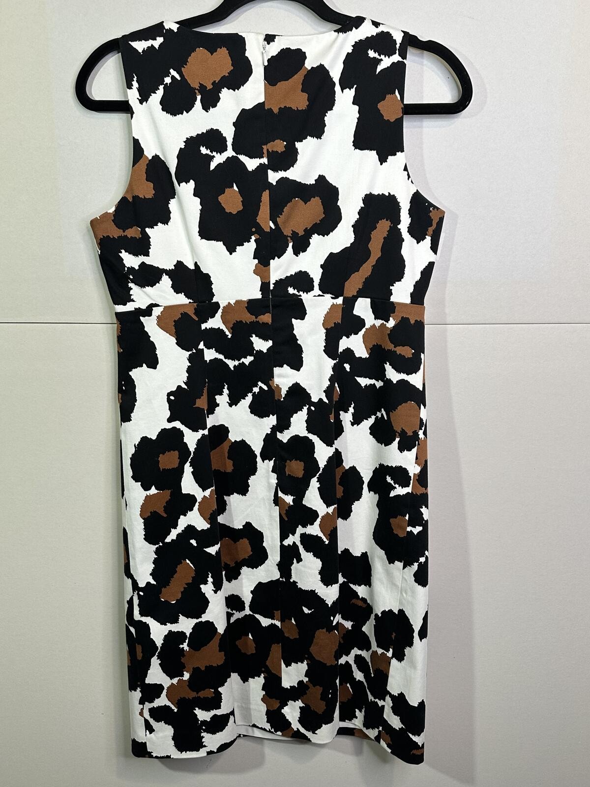 Michael Kors Embellished Leopard Print Sheath Party Dress Women’s Size 6