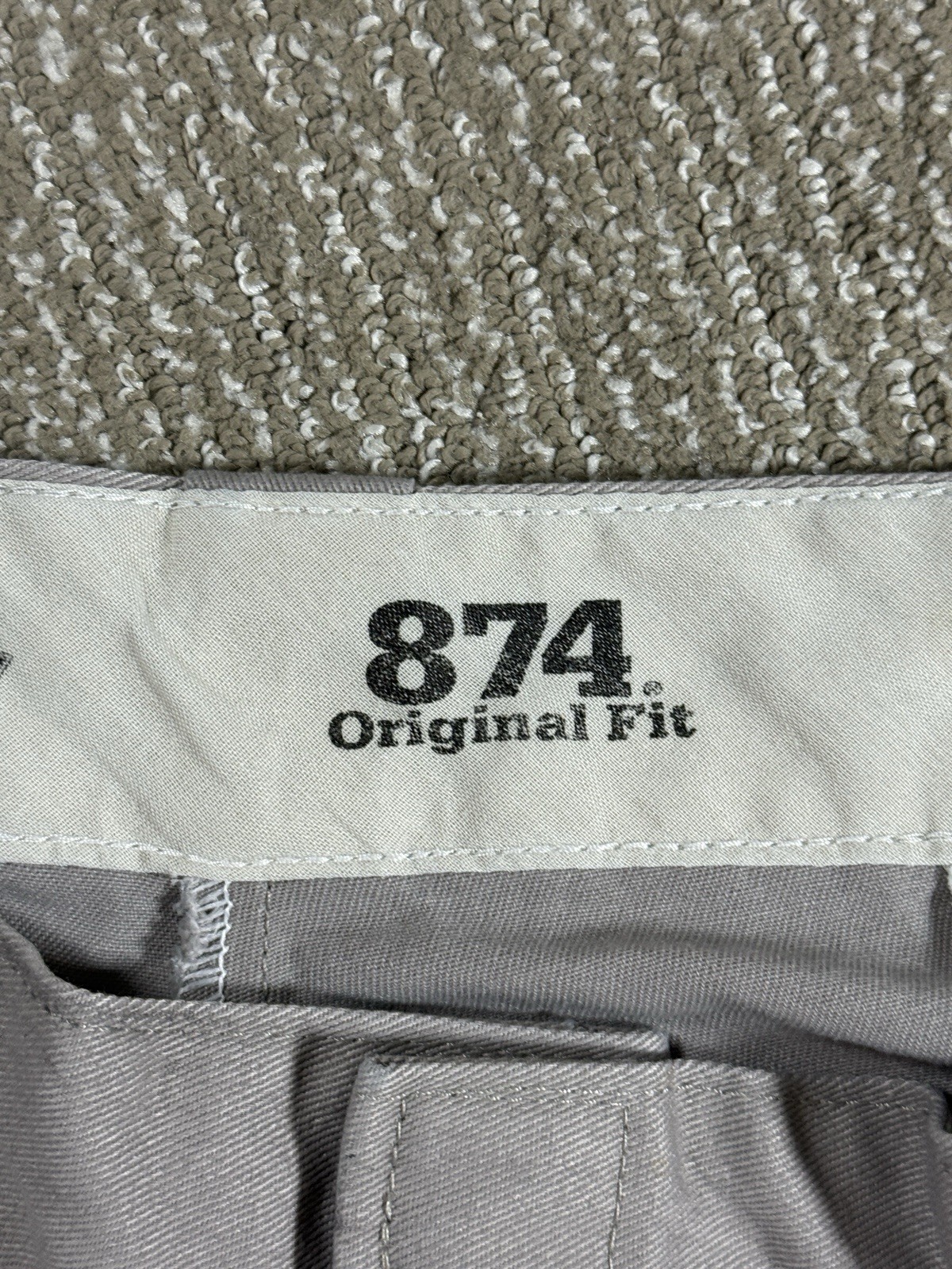 Dickies Pants Mens 38×28 Gray 874 Twill Work Straight Leg