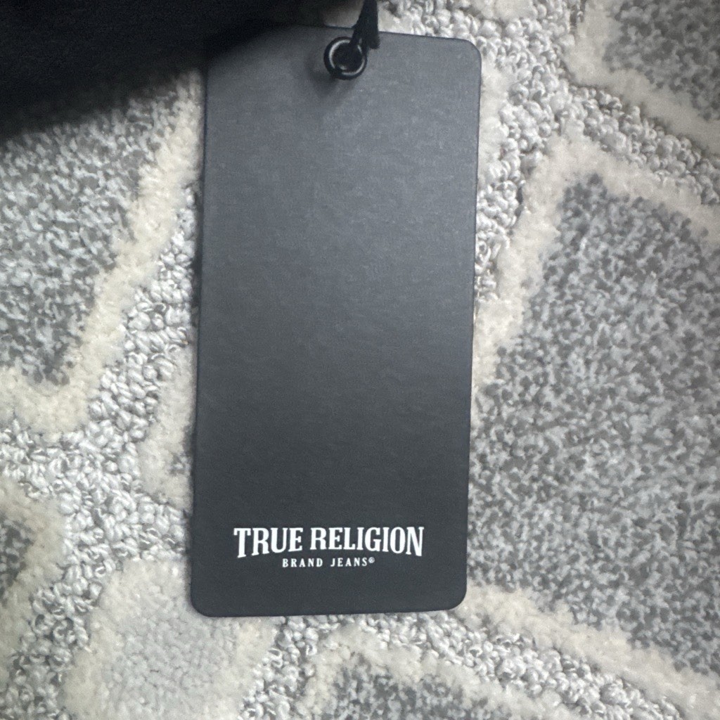 True Religion Brand Jeans Men’s Relaxed Straight Black Rinse Denim 5-Pocket
