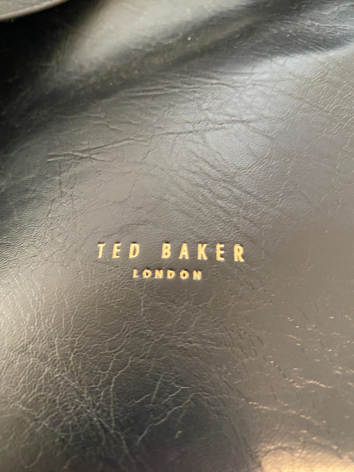 Pre-owned Ted Baker 100% polyurethane black bag made in China