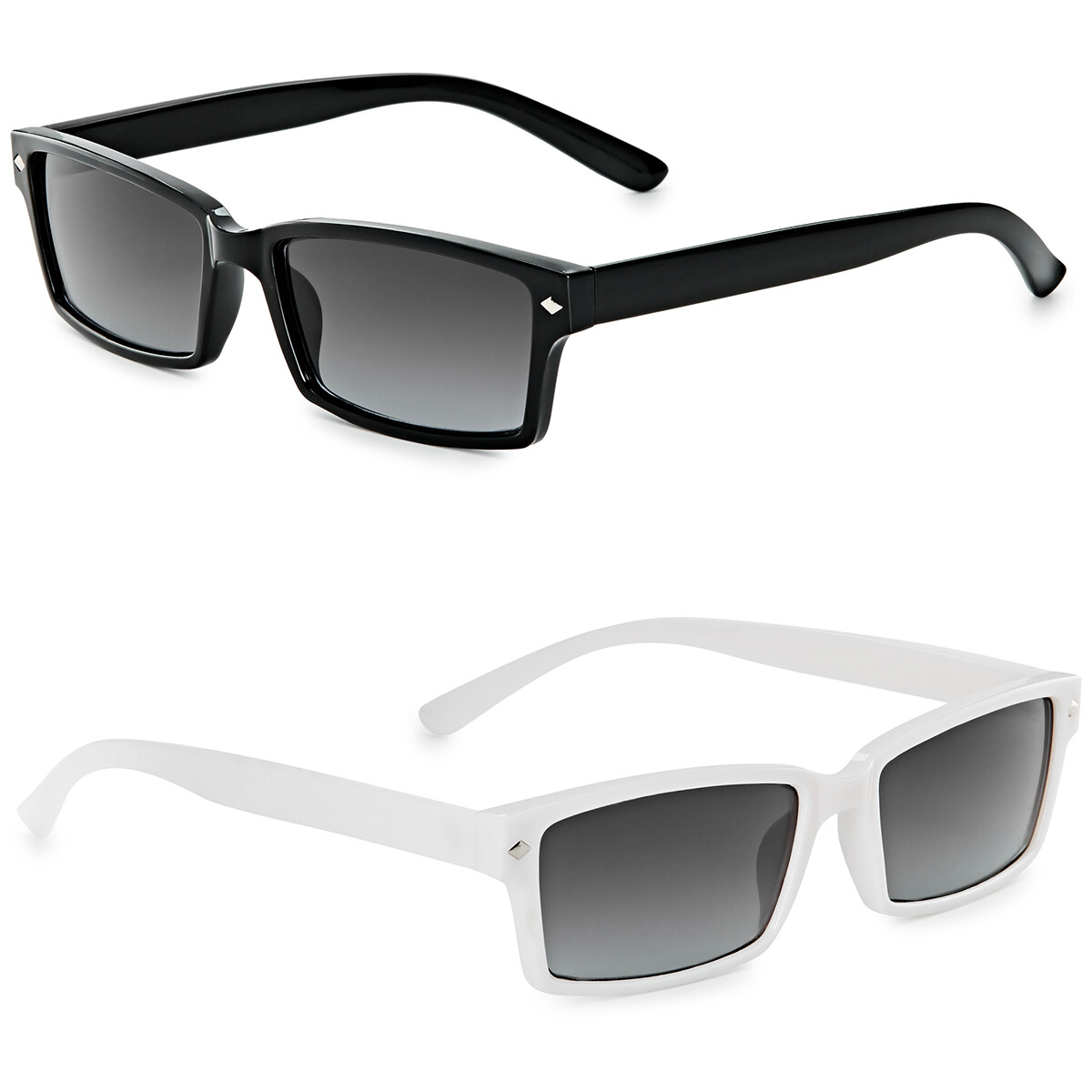 Classic Rectangular Nerd Retro Slim Sunglasses Men’s Women’s Vintage Shades