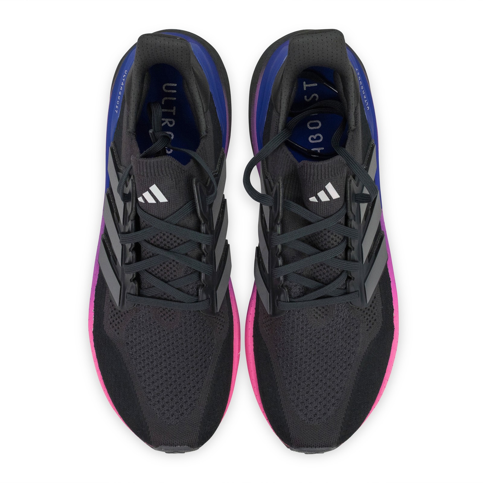 ADIDAS BLACK/GRAY/BLUE ULTRABOOST SNEAKERS UK SIZE 9.5 $199