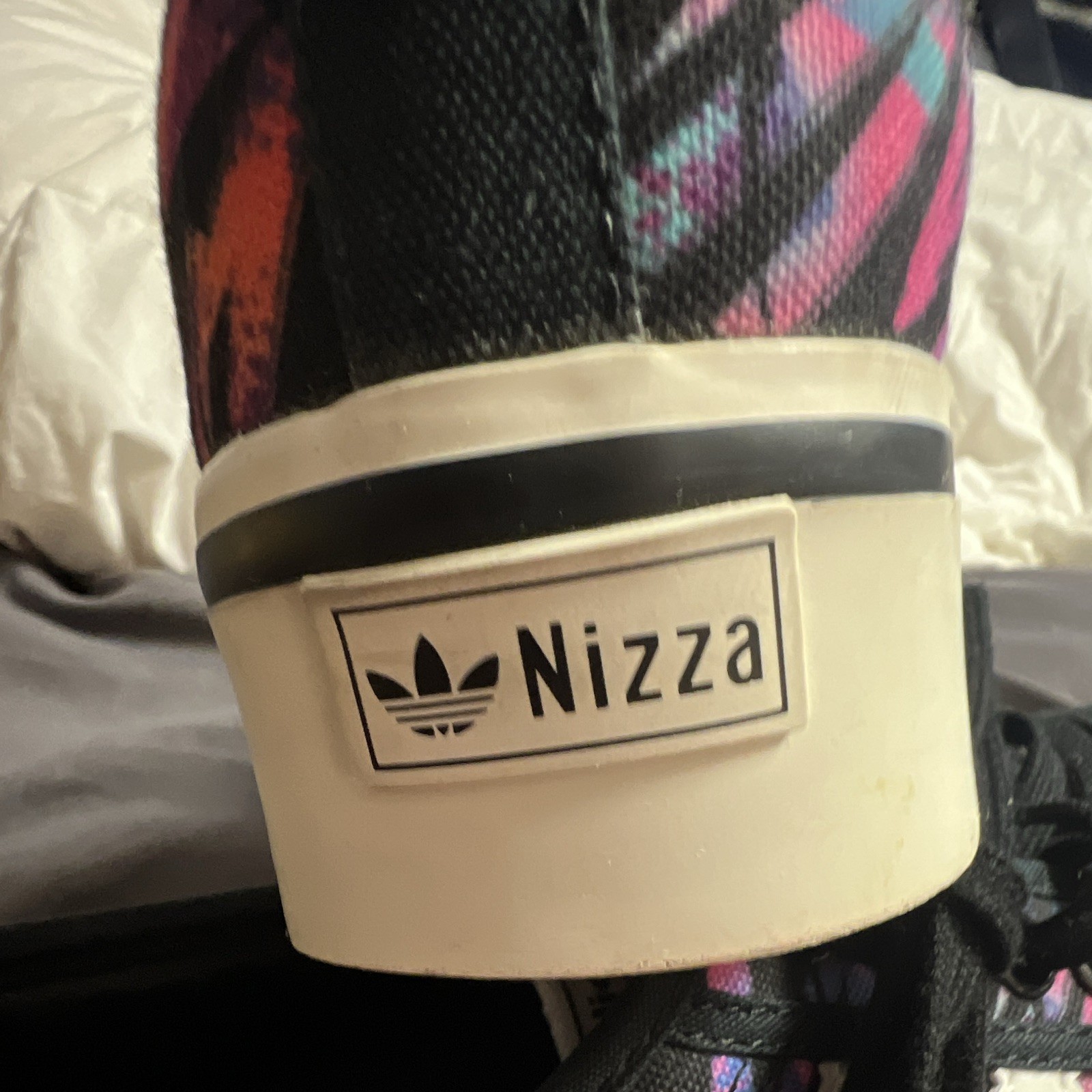 Adidas Originals Nizza Lightweight Textile Low Top Lace Up Sneaker Black