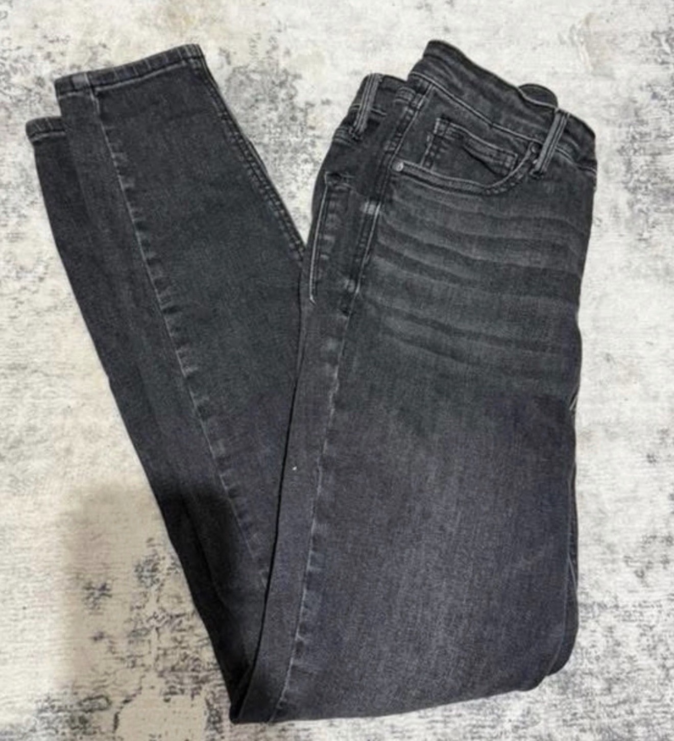 Judy Blue Women’s Skinny Jeans Charcoal Wash Gray Denim Solid 5-Pocket