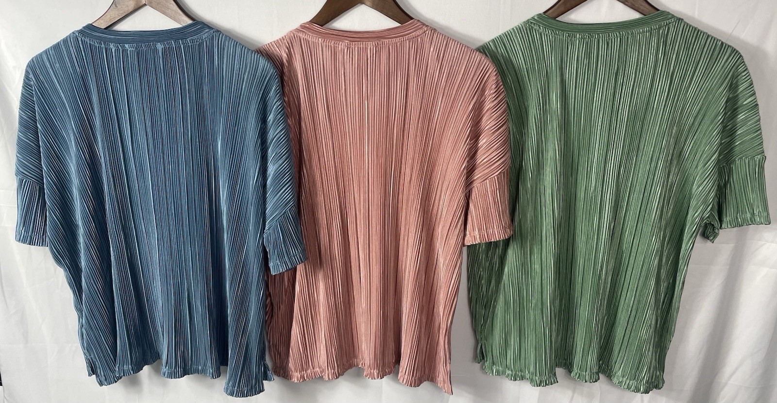 Andrew Marc Women’s Lot of 3 Plisse Tops Pick Your Size NWT