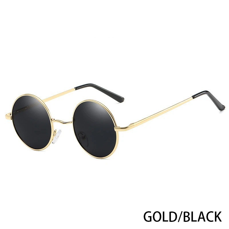 Round Sunglasses Vintage Mirror Lens New Men Women Fashion Frame Retro Circle