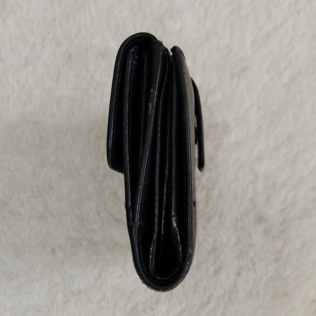 GUCCI Horsebit Bi fold Wallet Black Leather Made in Italy