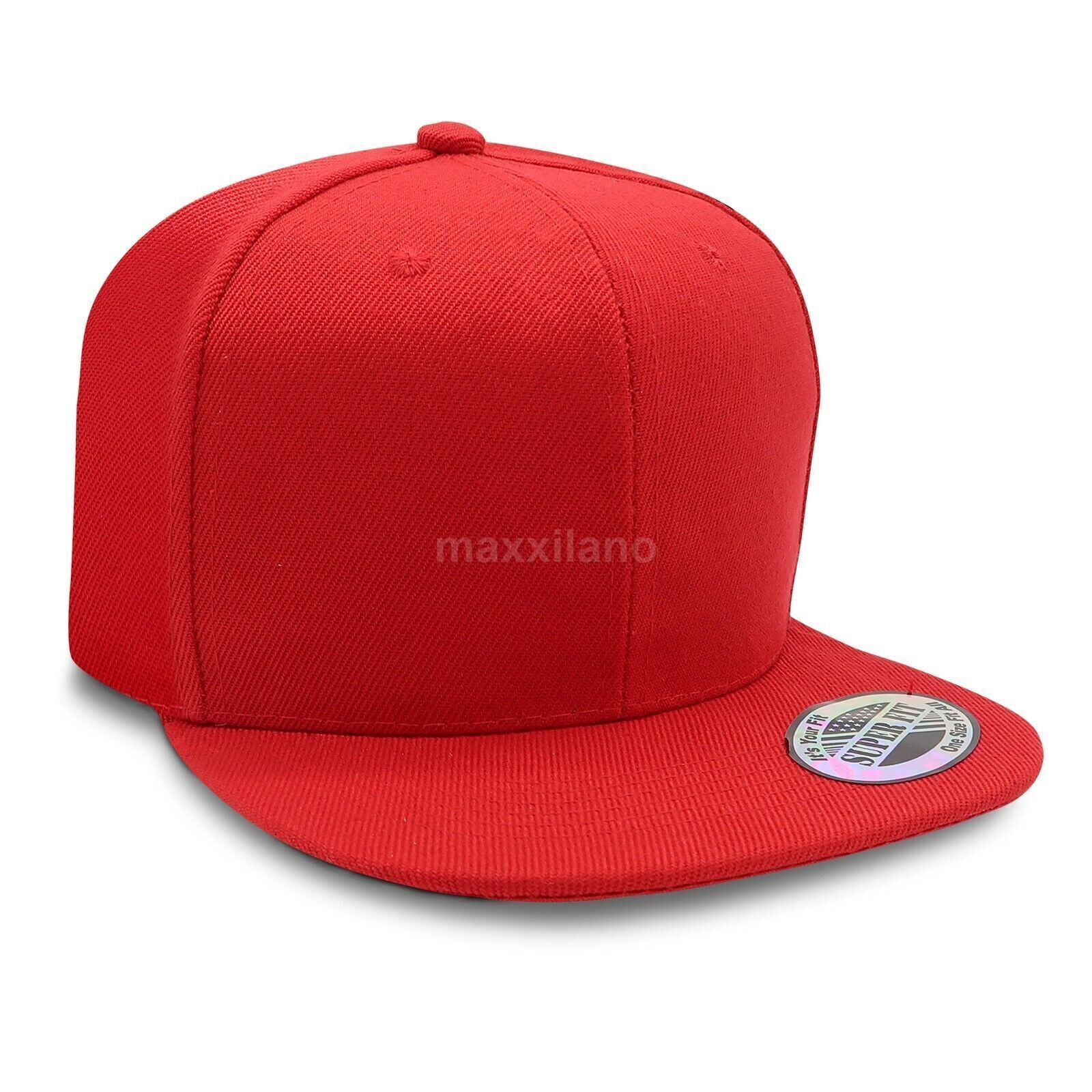 Snapback Hat Flat Baseball Cap Trucker Solid Plain Blank Men Hip Hop Army CS
