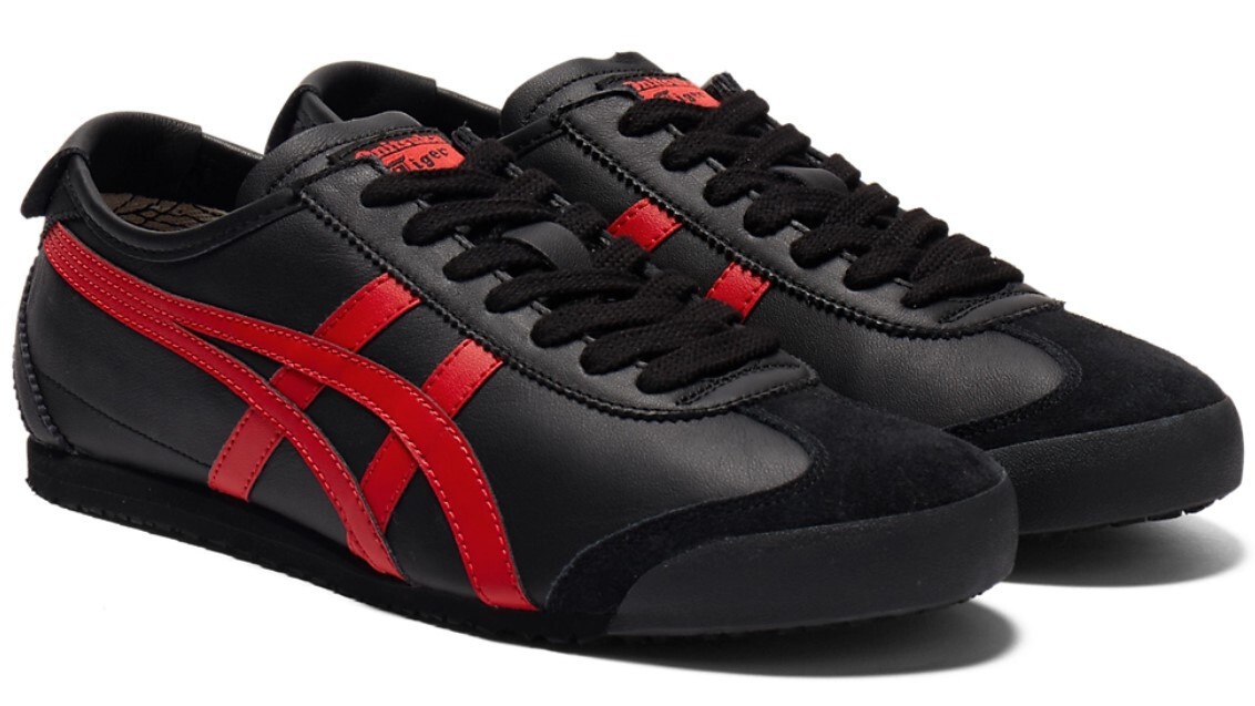 Onitsuka Tiger MEXICO 66 1183C102 004 BLACK CLASSIC RED