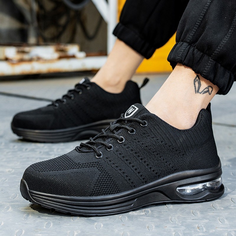Mens Work Boots Steel Toe Safety Shoes Indestructible Sneakers Lightweight Shoes