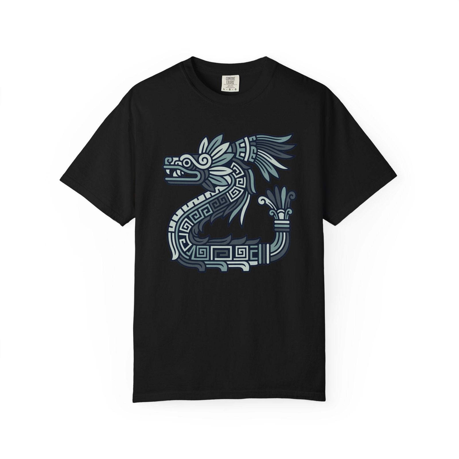 Quetzalcoatl Feathered Serpent T-Shirt | Aztec Mayan Mythology Tee Shirt