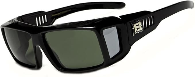 Barricade Fits Over Prescription XL Polarized Rectangular Shape Sunglasses