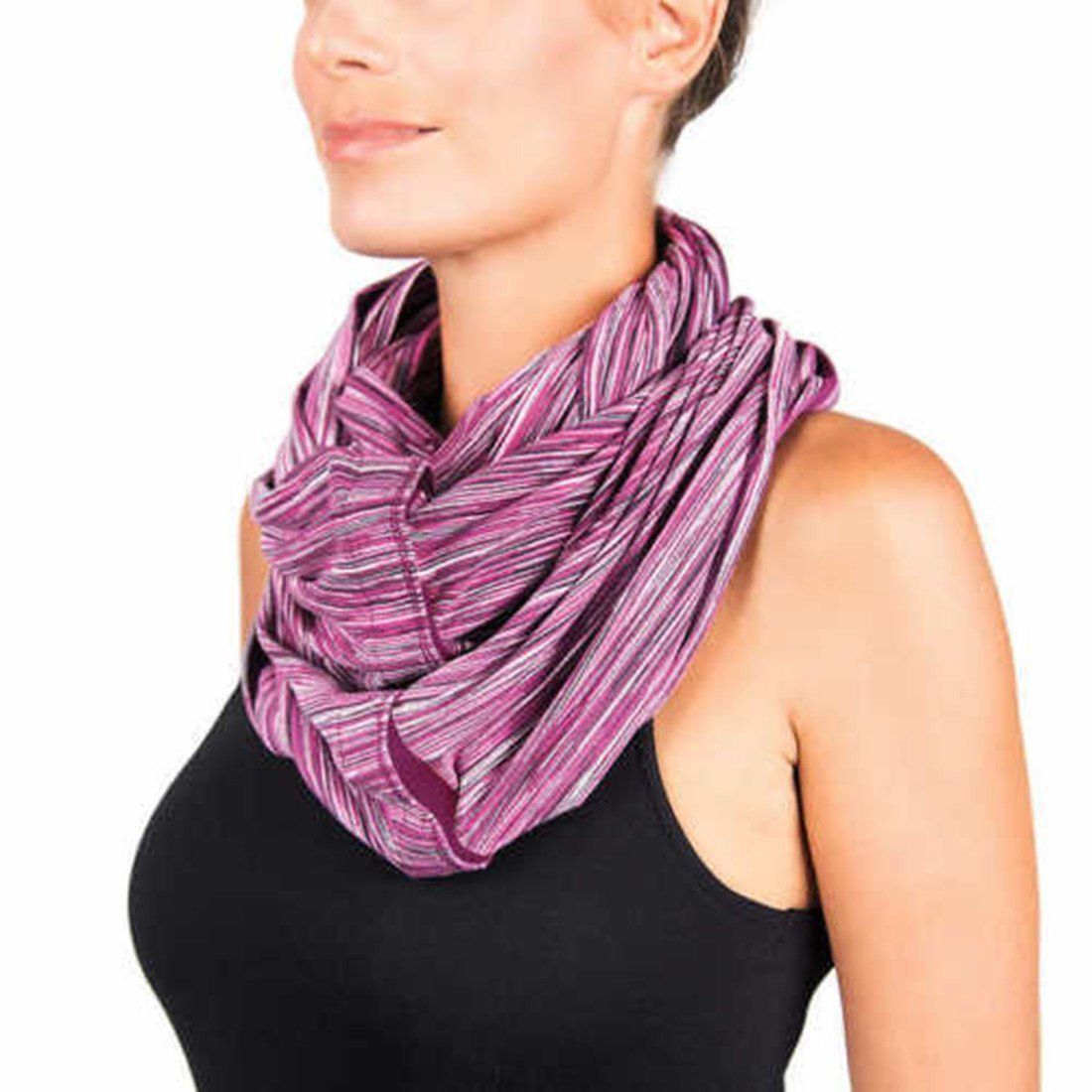 Champion Women’s Lightweight Snap Scarf – Color Varies