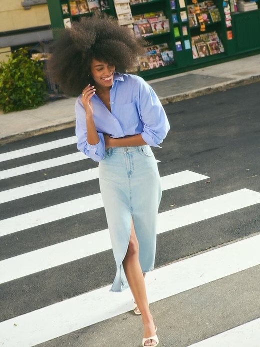 Old Navy Boyfriend Shirt Medium