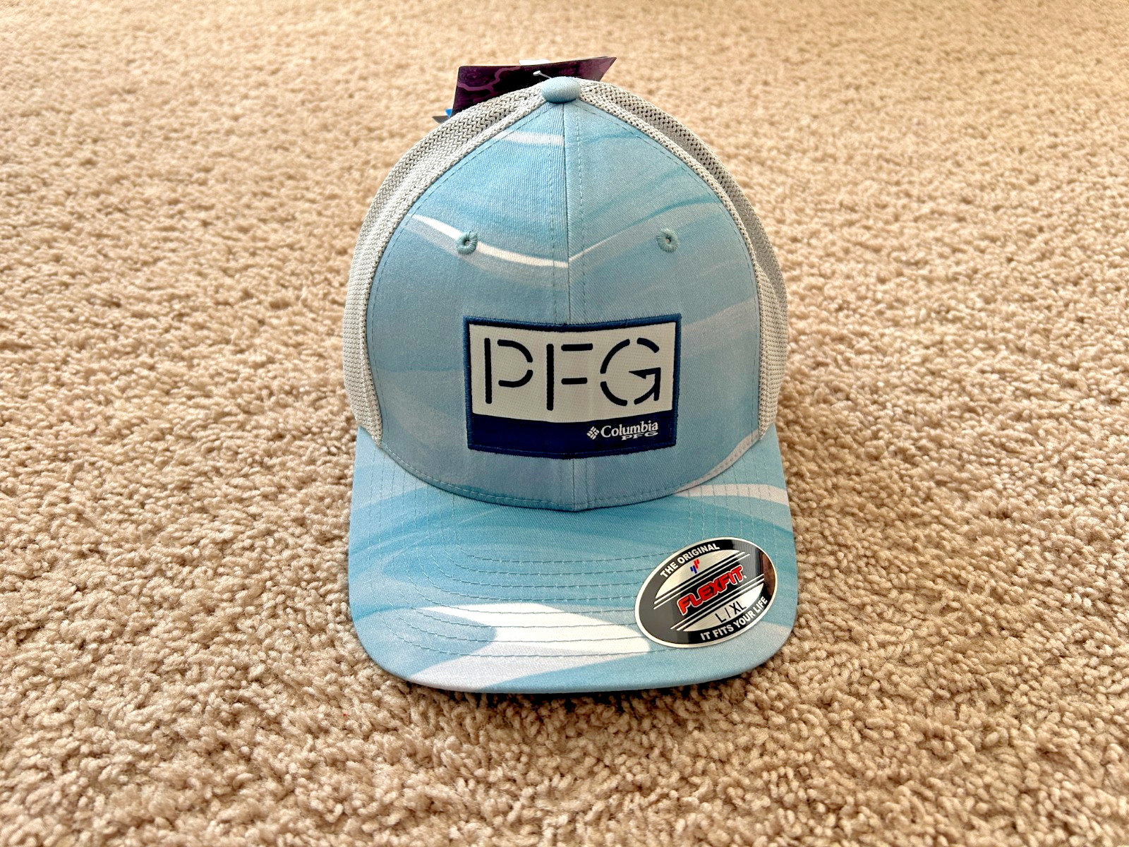 Columbia PFG Camo Mesh Flexfit Cap L/XL