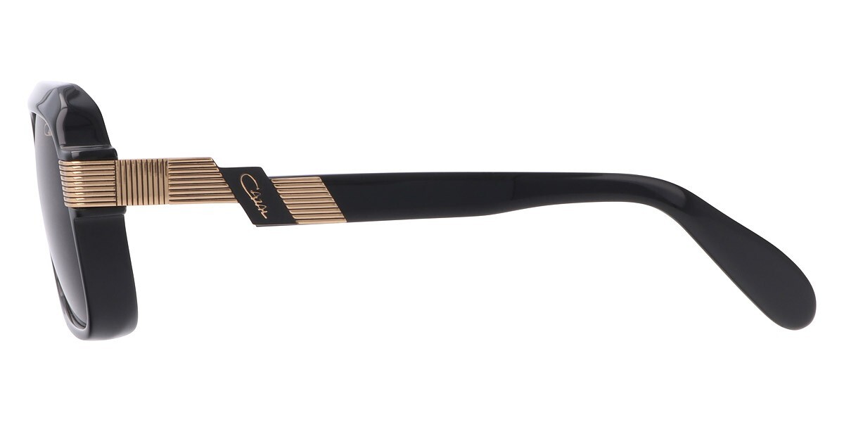CAZAL LEGENDS MOD. 669 COL. 001 BLACK GOLD PLATED SUNGLASSES MADE IN GERMANY