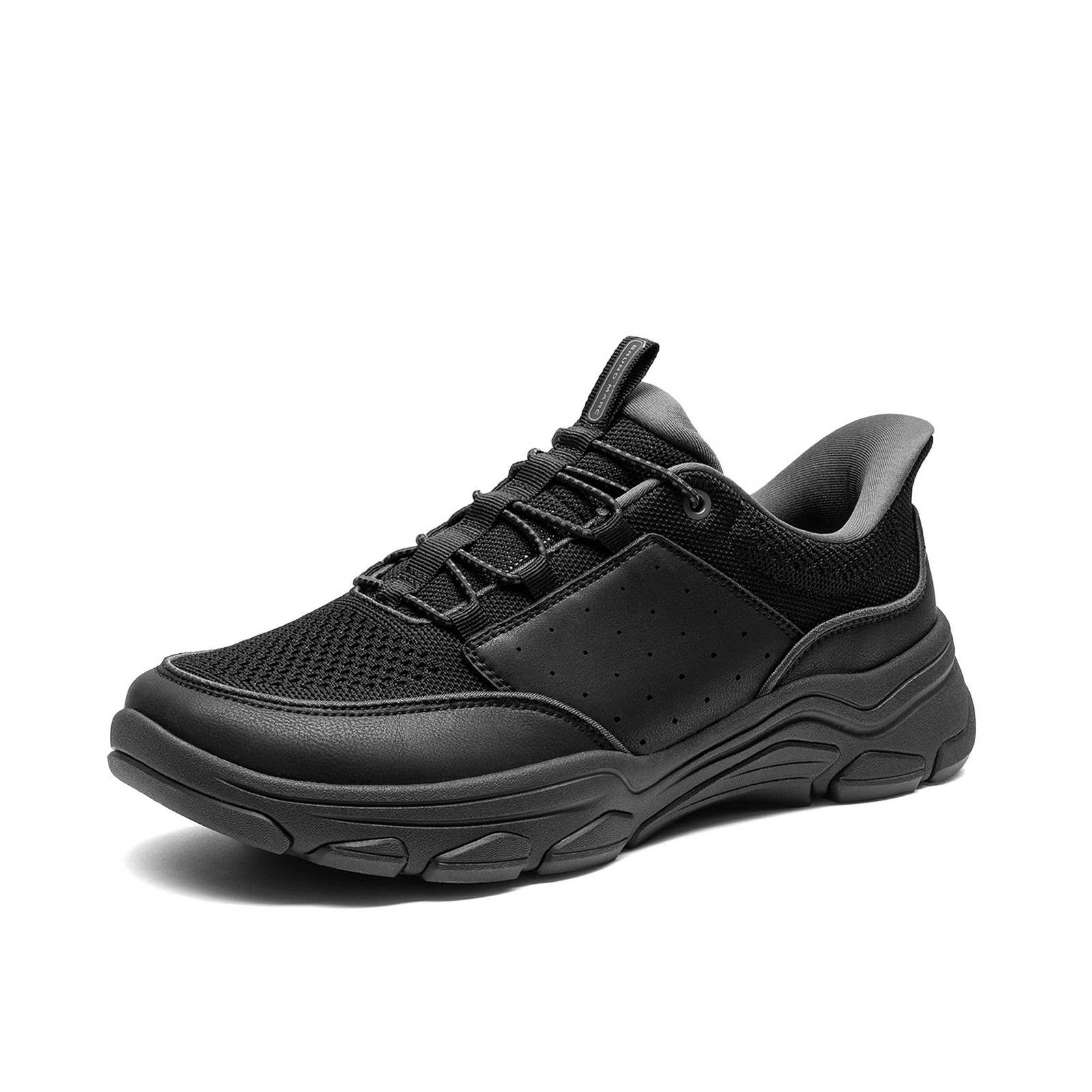 Men’s Hands-Free Slip-On Waterproof Loafers Wide Toe Non-Slip Walking Shoes
