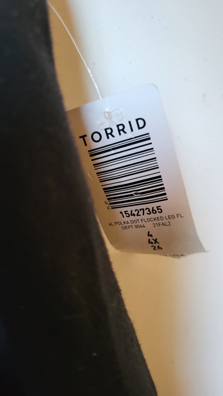 Torrid Premium Leggings Mid Rise Flocked Leg NWT 4x Hearts Black