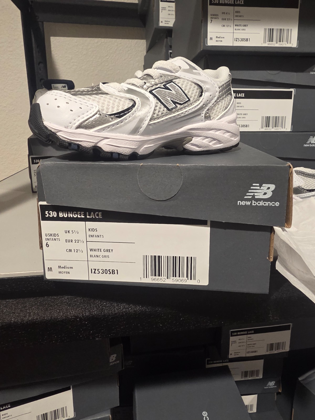 New balance 530 bungee lace Toddler Shoes Choose Size