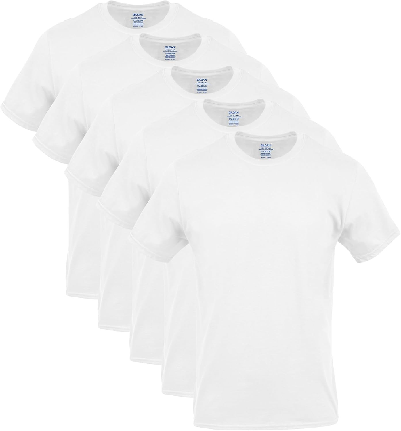 Men’S Crew T-Shirts, Multipack, Style G1100 – 5 Pack