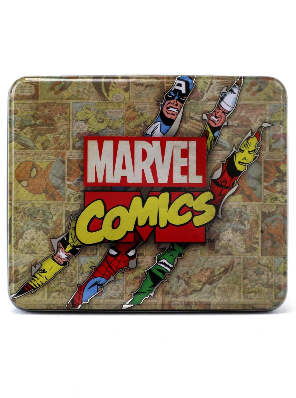 Incredible Hulk Slim-Fold Bi-Fold Wallet In Collector’s Tin Marvel Novelty
