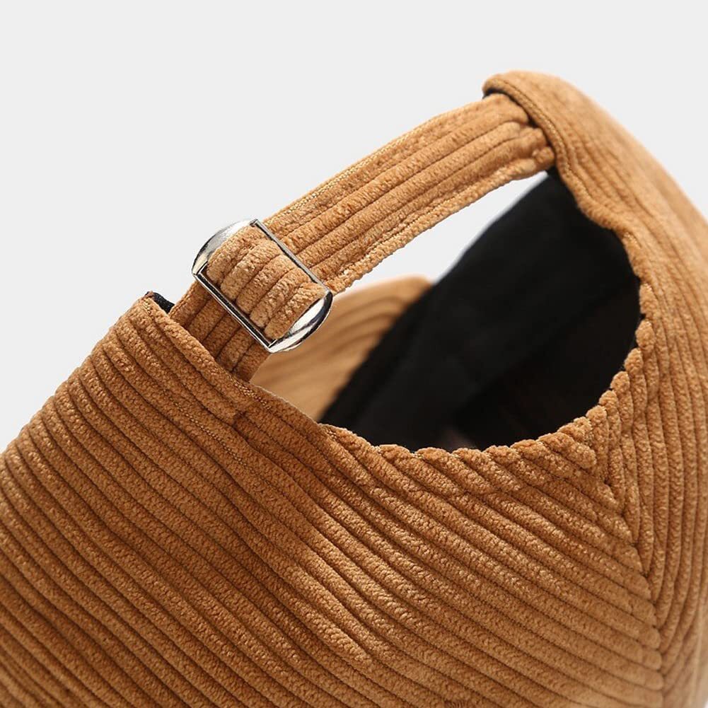 Corduroy Dad Hat Baseball Classic Adjustable Soft Plain Cap Unisex Cotton Hat